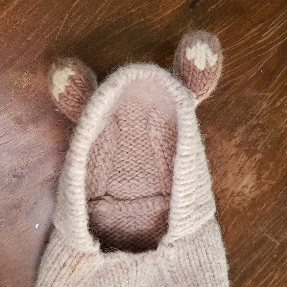 Sock Monkey pet sweater 100% wool - Picture 4 of 6